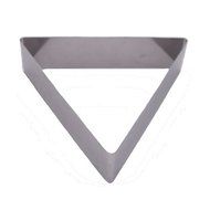 Fat Daddio&#039;s Stainless Steel Triangle Cake and Pastry Ring, 5.125 Inch x 2 Inch N7