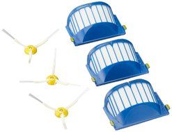 Accessoire iRobot Roomba S&eacute;rie 600 - Pack de 3 Filtres et 3 Brosses Lat&eacute;rales