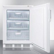 Summit VT65M7 24" Commercially Approved Upright Freezer with 3.5 cu. ft. Capacity Three Removable Storage Baskets... N4