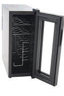 HOMEIMAGE Thermo Electric Wine Cooler for 12 Bottles with Vertical Rack - HI-12C N6