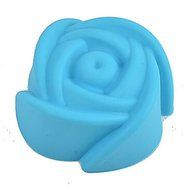 Y&amp;XL&amp;H Random Color 1PC Rose Flower Shape Silicone Mold for Jelly, Chocolate, Soap Cake Decorating DIY Kitchenware...