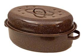 Granite Ware F0591-2 Roaster with Nonstick Rack, 20-Pound, Brown