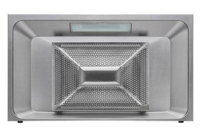 CYBER Modern Rectangle Wall Mount Seamless Range Hood 36" Steel Black Touch Panel 700CFM N3