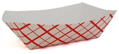 Southern Champion Tray Southland Paperboard Red Check Food Tray (Multiple Sizes Available)