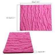GogoForward Bark Pttern Design Food Grade Silicone Cake Mold Kitchen Tool N3
