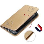 LG G5 Case,LG H868 Case - Wallet Folio Flip Magnetic Smart Closure Embossed Butterflies PU Leather Case with Stand... N9