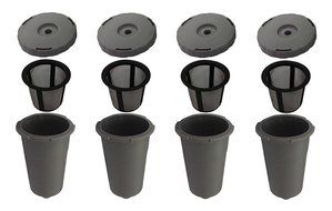 (4) My K-Cup Reusable Coffee Filter Refillable Holder for Keurig