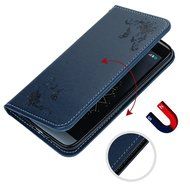 LG G5 Case,LG H868 Case - Wallet Folio Flip Magnetic Smart Closure Embossed Butterflies PU Leather Case with Stand... N14