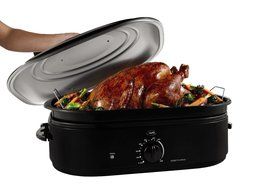 Electric Turkey Roaster,Oster Self Basting Roaster Oven,Turkey Roaster,This Versatile Roaster To Slow Cook Vegetables...