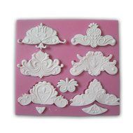 Allforhome 7 cavity Chocolate Candy Jello 3d Magic Lamp retro shape Silicone Fondant Lace Mold DIY Cake Decorating...