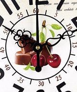 Fashion absolutely silent quartz vintage wall clock kitchen home hours decoration modern design watch wall N3