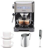 Capresso 12401 Ultima PRO Programmable Espresso and Cappuccino Machine with 2 Cup and Saucers (3 oz), Stainless... N2