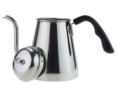 Meelio Stainless Steel Gooseneck Drip Pot ,1 liter (4 1/4 cup) Pour Over Coffee Drip Kettle,Works on Regular and... N4