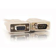 C2G / Cables To Go 09452 DB9 M/F Serial RS232 Extension Cable - Beige (25 Feet) N2