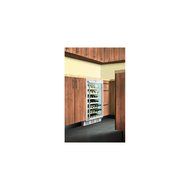Summit SWC6GWLBISHWO: Commercially approved wine cellar for built-in undercounter use with glass door, whit