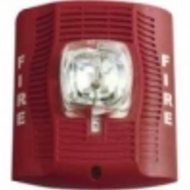Speaker Strobe, Wall, Std Candela, Red