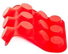 Hungry Red Chef 12 Cup Silicone Bakeware Muffin Tin/cupcake Baking Pan Bpa-free, FDA Approved, 100% Food Grade... N2