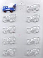 Cement Truck Candy Mold