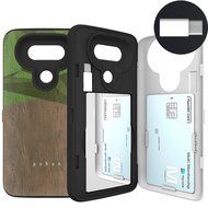 LG G5 Case, G5 Card Case, SKINU [USB type C] [Dual Layer] [Card Slot] [Drop Protection] [Wallet] with Mirror and... N20