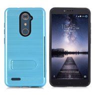 ZTE ZMAX Pro Case, ZTE Carry Z981 Case, MCUK [Brushed Metal Texture] Dual Layer Hybrid Defender Shockproof Rubber... N8