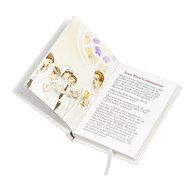 First Holy Communion Boy Missal, Rosary, Box and Lapel Pin 4 Piece Boxed Gift Set