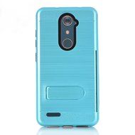 ZTE ZMAX Pro Case, ZTE Carry Z981 Case, MCUK [Brushed Metal Texture] Dual Layer Hybrid Defender Shockproof Rubber... N9