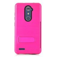 ZTE ZMAX Pro Case, ZTE Carry Z981 Case, MCUK [Brushed Metal Texture] Dual Layer Hybrid Defender Shockproof Rubber... N11