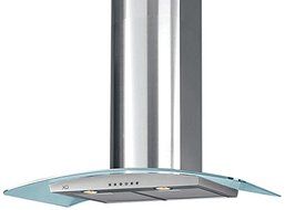XO XOM36G Wall Mount Glass Canopy Chimney Range Hood, Stainless/Glass