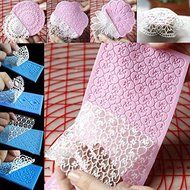 Lace Silicone Mold Mould Sugar Craft Fondant Mat Cake Decorating Baking Tools * FREE SHIPPING * N6