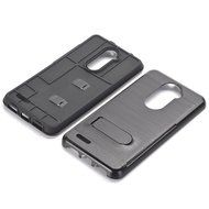 ZTE ZMAX Pro Case, ZTE Carry Z981 Case, MCUK [Brushed Metal Texture] Dual Layer Hybrid Defender Shockproof Rubber... N20