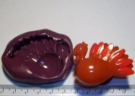 Silicone Mould Thanks giving Turkey Cake Decoration Cupcake Topper