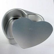 Heart Shape Non-Stick Metal Cake Pan Mould With Drop Bottom Bake Tool N10