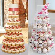7 Tier Clear Acrylic Round Cupcake Stand Wedding Birthday Cake Display Tower N3