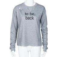 Women&#039;s Blouse,Laimeng Cotton Letters Printed Round Neck Hedging Blouse (XS, White) N5