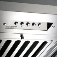 Kobe 30W in. RAX9430SQB-1 Wall Mounted Range Hood N2