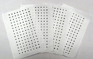 White Edible Icing Royal Eyes Cake Candy Cookie Decorations 3/16&quot; 1000 count
