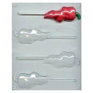 Red Chili Pepper Pop Candy Mold