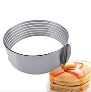 CXLKST Adjustable Circular Layered Mousse Ring 24-30CM Retractable Telescopic