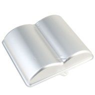 Hanperal 3D Book Shape Fondant Cake Tin Baking Mold Decorating Bake Ware Tools N2