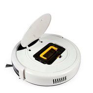 EVERYBODY M2 Self-Charging Robotic Vac Cleaner with Water Tank, Mop and UV light--Piano White