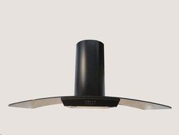 Range Hood Wall Mounted Black 42" KA-144-BLK-CLG NT AIR. Made in Italy. N2