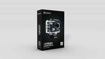 TecTecTec Sport Cam 4K XPRO2+ WiFi Waterproof Sport Cam Bundle - Black