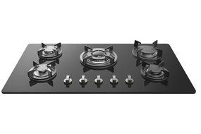 Empava HQ5L90A Tempered Glass Built-in 5 Burners Stove Gas Hob Fixed Cooktop, 34" L N2