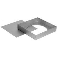 Silverwood Square Sandwich Pan - Loose Based 7&quot; x 1&frac12;&quot;