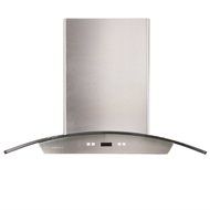 CAVALIERE 24" Wall Mounted Stainless Steel / Glass Kitchen Range Hood 900 CFM SV218D-24