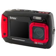 Knox Dual LCD Display 20MP Waterproof &amp; Shockproof Digital Camera (Purple) N3