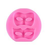Mujiang Halloween Masks Silicone Fondant Molds Cake decorating Mould Jelly Candy Chocolate Mold N5
