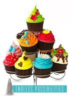 Cake Decorating Tip Set by Chefast - Perfect for Cakes, Cupcakes, and Cookie Decoration - Premium Kit of 20 Piping...