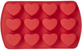 Wilton 12 Cavity Words Can Express Heart Silicone Mold N2