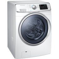 Samsung WF42H5400AW Energy Star 4.2 Cu. Ft. Front-Load Steam Washer with SuperSpeed, White N3